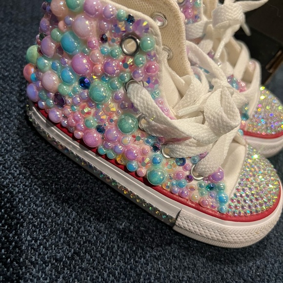 Converse Multicolor Beaded High Tops - Picture 7 of 9